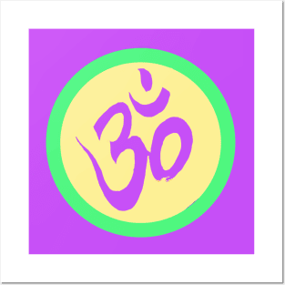 Spiritual Awakening OM Yoga Meditation Posters and Art